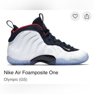 Nike Air foam posite Olympic model
6.5Y